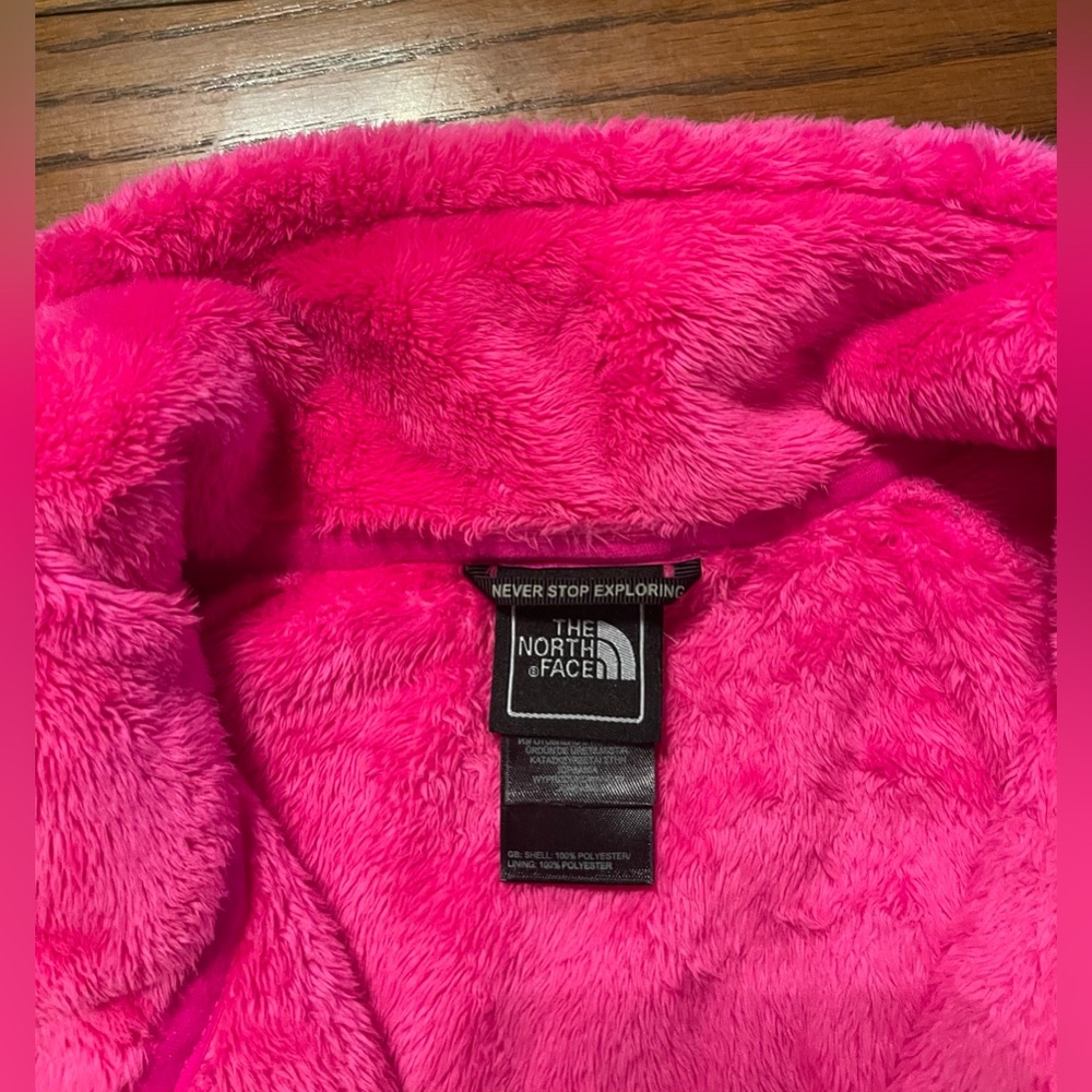 The North Face Women's Osito Pink Fleece Jacket Size XL - Picture 3 of 3
